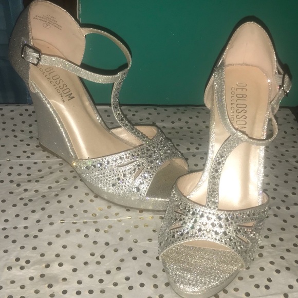 Stunning Sparkly Silver Highheels - Picture 6 of 6